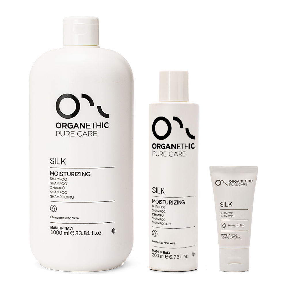 Organethic Pure Care mitrinošs alojas zīda šampūns - 200ml